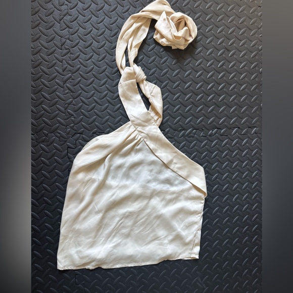 Meshki Elisa Satin Halter Top Small NWT - Picture 8 of 9